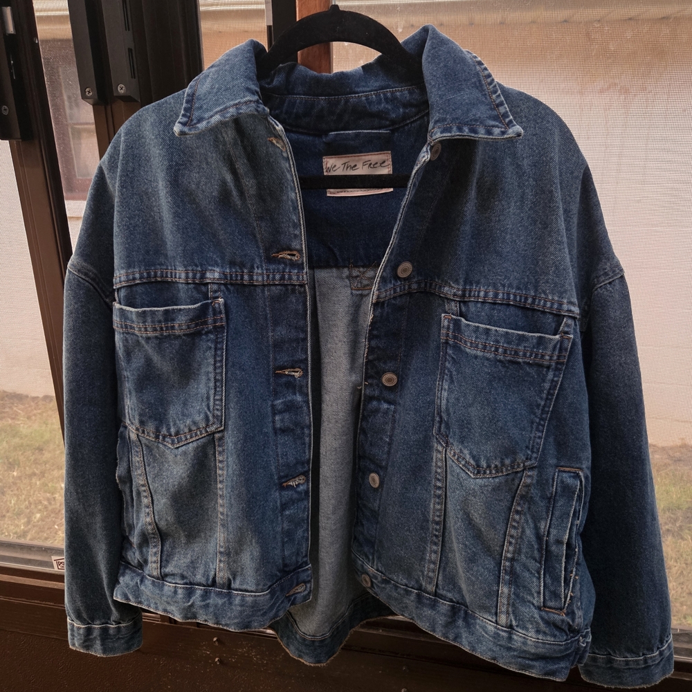 We The Free Classic Blue Denim Jacket